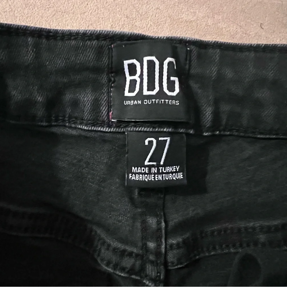 BDG Black Straight Leg Women's Jeans - Picture 6 of 6